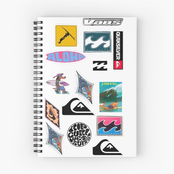 Item preview, Beachy Surfer Summer Beach Sticker Pack designed and sold by bellasaint.