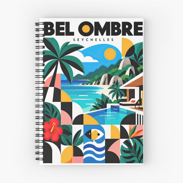 Item preview, Colorful Seychelles travel poster featuring a tropical beach, designed and sold by ckybe.