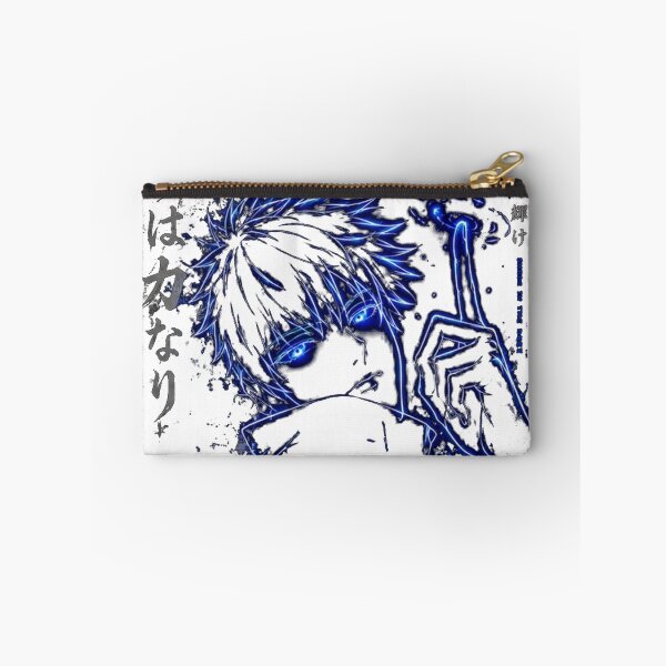 Item preview, Neon Anime Sorcerer Glowing Blue Eyes Shadow Power Dark Aesthetic designed and sold by Picasoshop2.
