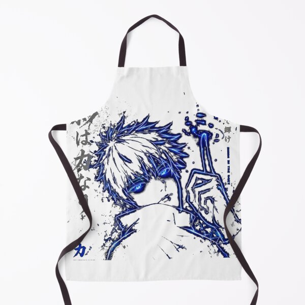 Item preview, Neon Anime Sorcerer Glowing Blue Eyes Shadow Power Dark Aesthetic designed and sold by Picasoshop2.