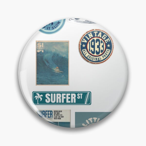 Item preview, Surfer Summer Beach Sticker Pack designed and sold by bellasaint.