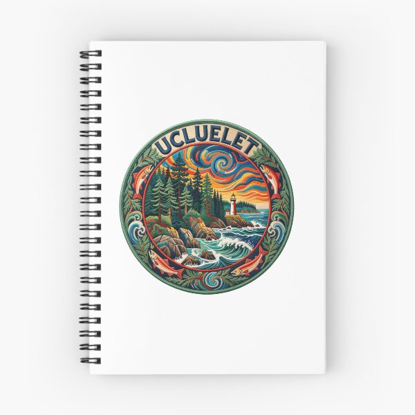 Item preview, Ucluelet British Columbia Canada Pacific Coast Lighthouse Embroidered Patch Sticker designed and sold by Imaginarium of Chaos falcon88 .