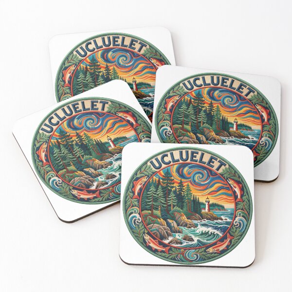 Item preview, Ucluelet British Columbia Canada Pacific Coast Lighthouse Embroidered Patch Sticker designed and sold by Imaginarium of Chaos falcon88 .