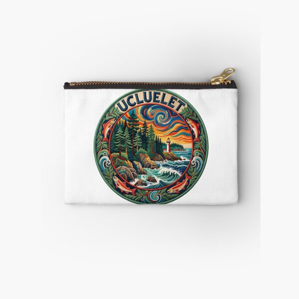 Item preview, Ucluelet British Columbia Canada Pacific Coast Lighthouse Embroidered Patch Sticker designed and sold by Imaginarium of Chaos falcon88 .