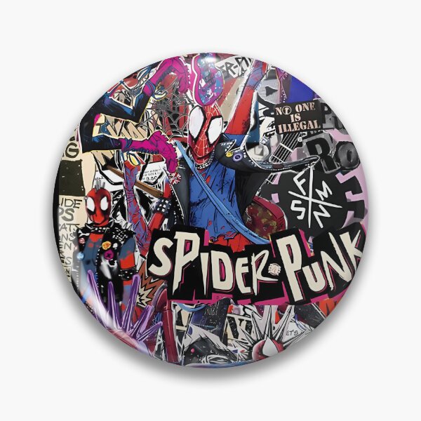 Item preview, Spider-Punk Collage designed and sold by VersatileShopOf.