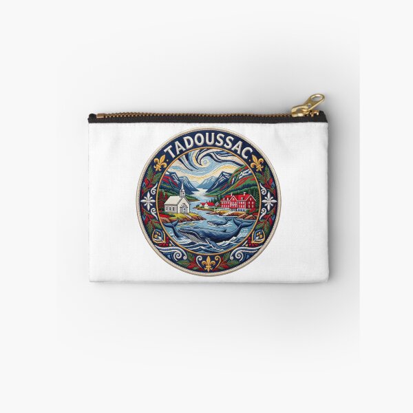 Item preview, Tadoussac Quebec Canada Whale Watching Village Embroidered Patch Sticker designed and sold by Imaginarium of Chaos falcon88 .