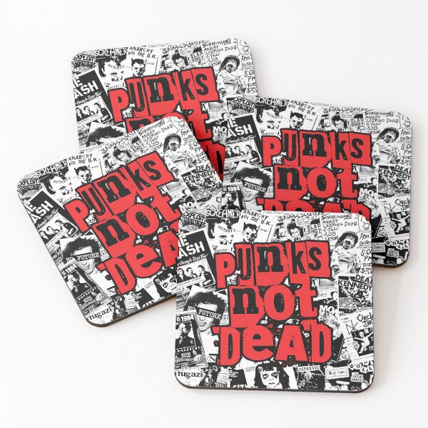 Item preview,  Punk Flyers Collage Punkrock Punks Not Dead Stencil designed and sold by VersatileShopOf.