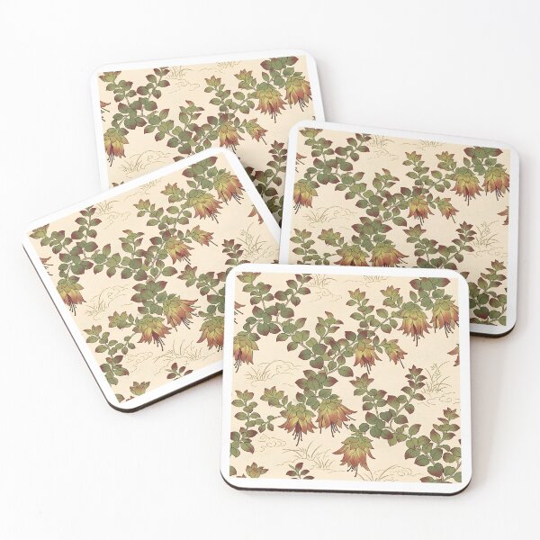 Item preview, Vintage Trailing Bellflower & Grass Etching Pattern designed and sold by Studio BC.