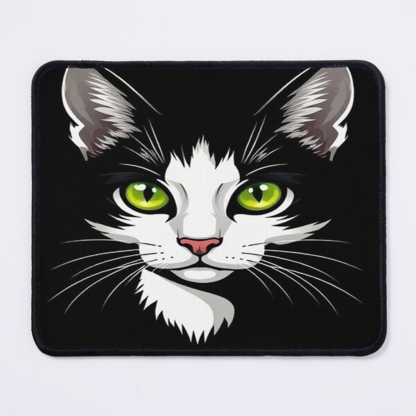 Item preview, Hypnotic Green Eyed Kitten Artwork designed and sold by NivyasArtistry.