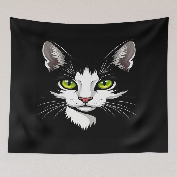 Item preview, Hypnotic Green Eyed Kitten Artwork  designed and sold by NivyasArtistry.