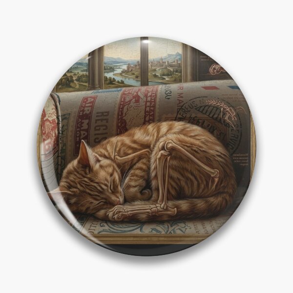 Item preview, Cat styled in the Da Vinci style designed and sold by StraytoArt.