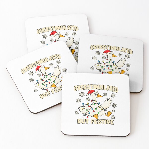 Item preview, Overstimulated But Festive Goose Christmas designed and sold by RannaHile.