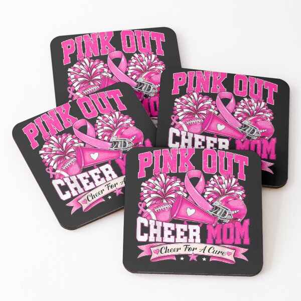 Item preview, Pink Out Cheer Mom Cheer for A Cure Breast Cancer Awareness designed and sold by leevekaArt.