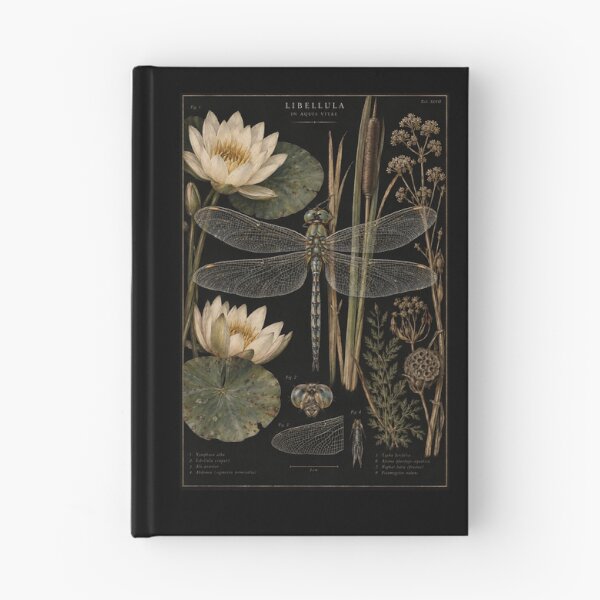 Item preview, Vintage Dragonfly Botanical Chart designed and sold by Elżbieta  Kaps.