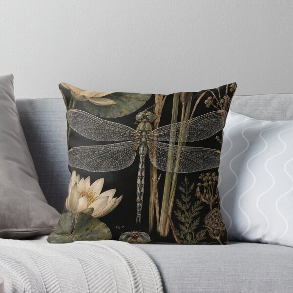 Item preview, Vintage Dragonfly Botanical Chart designed and sold by Elżbieta  Kaps.