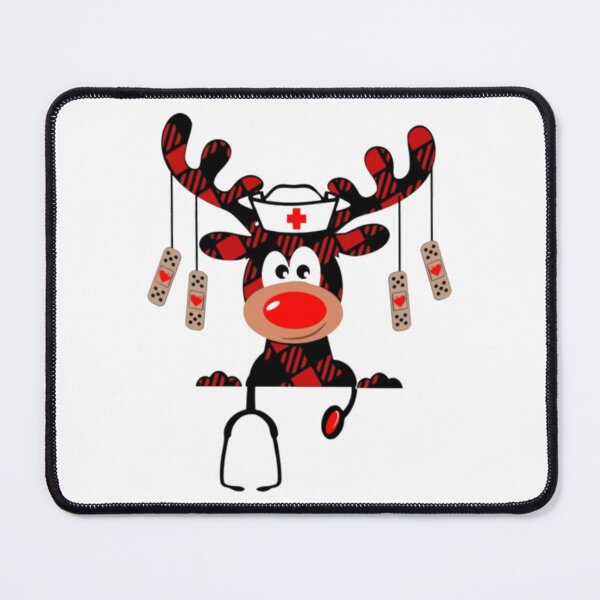 Item preview, Cute Christmas Nurse Reindeer Holiday Medical Worker Stethoscope Gift designed and sold by ghanagjkiyf.