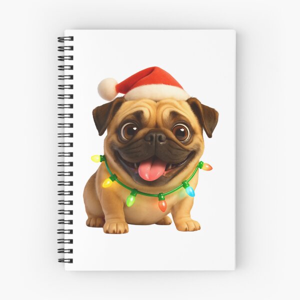 Item preview, Pug Mix Dog Christmas Cheer designed and sold by Sillytoe.