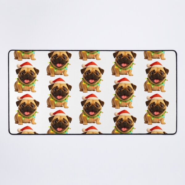 Item preview, Pug Mix Dog Christmas Cheer designed and sold by Sillytoe.