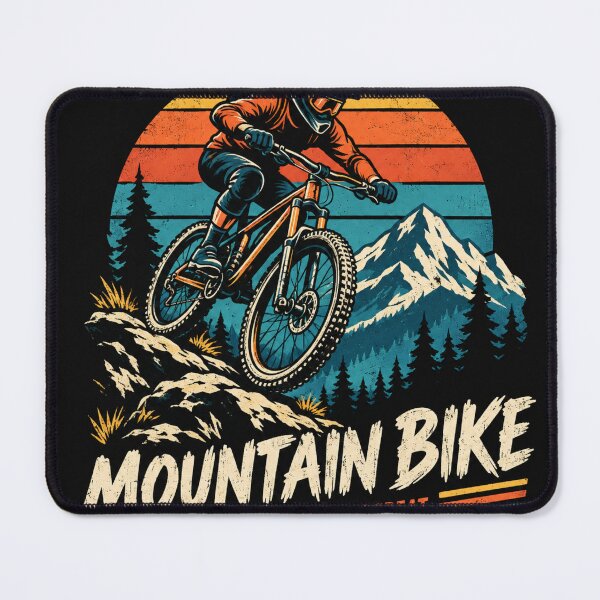Item preview, Retro Mountain Bike Rider – Ride Explore Repeat designed and sold by Kushwaha18.