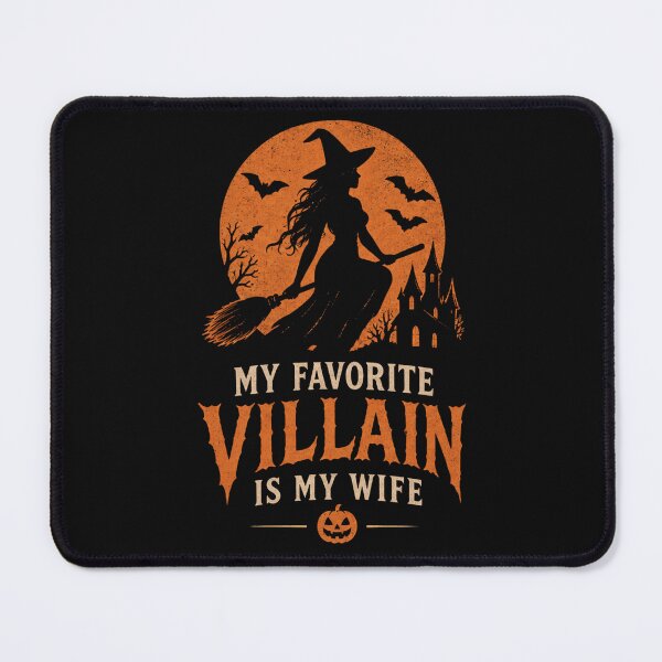 Item preview, My Favorite Villain is My Wife Funny Quote designed and sold by ManiaGrania.