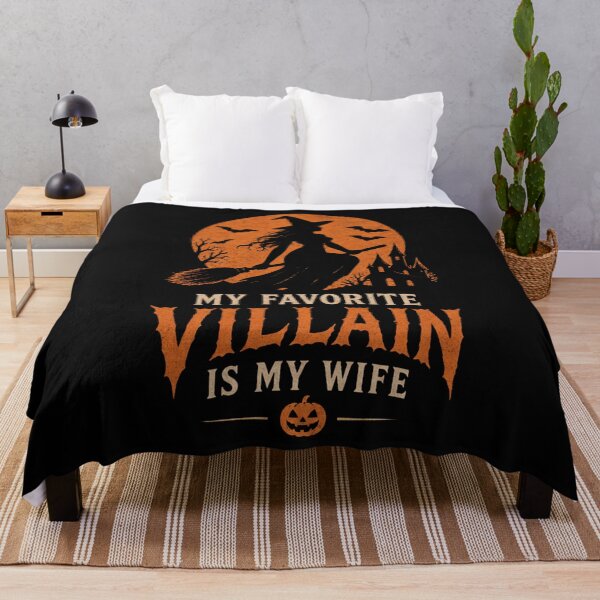 Item preview, My Favorite Villain is My Wife Funny Quote  designed and sold by ManiaGrania.