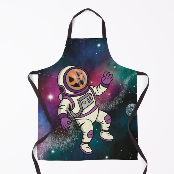 Item preview, Halloween Pumpkin Astronaut | Spooky Space Explorer designed and sold by Becky-Poppins.