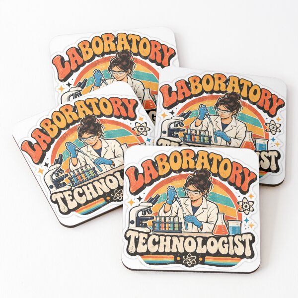 Item preview, Laboratory Technologist – Retro Vintage Science Sticker designed and sold by Kushwaha18.