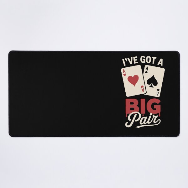 Item preview, I've Got A Big Pair – Funny Poker Player Aces Card Art designed and sold by jkrphoto.