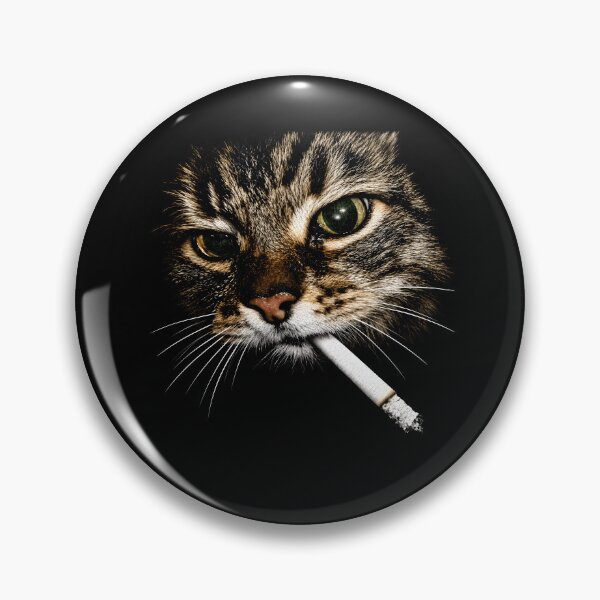 Item preview, Cat Smoking Cigarette designed and sold by StarSplatter.