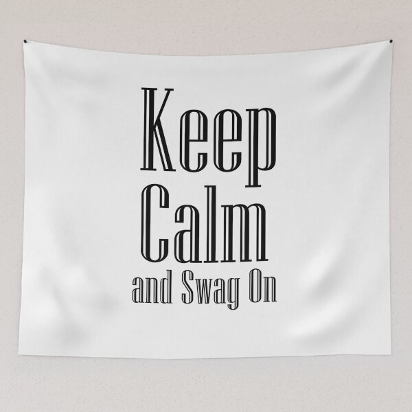 Item preview, Keep Calm And Swag On T-Shirt  Cool Streetwear Typography Design  Trendy Urban Style Graphic designed and sold by Artimax-Studio.