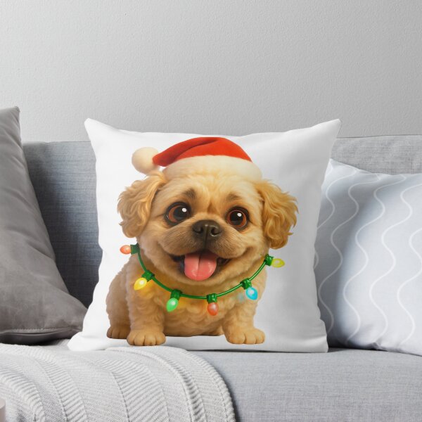 Item preview, Pugapoo Dog Christmas Sparkle designed and sold by Sillytoe.