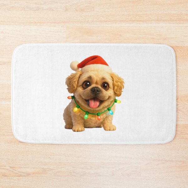 Item preview, Pugapoo Dog Christmas Sparkle designed and sold by Sillytoe.