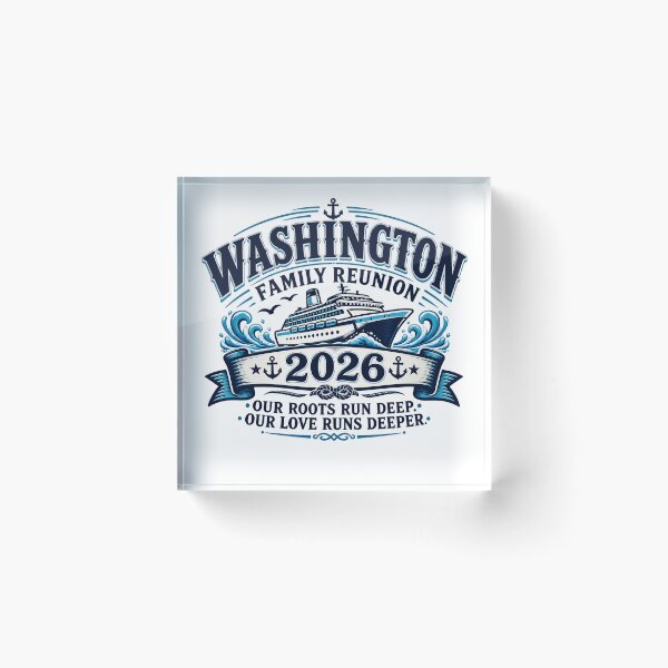 Item preview, Washington Family Reunion Cruise 2026 designed and sold by KireVeronica.