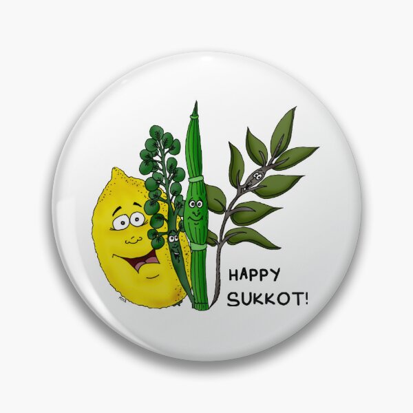 Item preview, Happy Sukkot! – Four Species Whimsical Judaica Art designed and sold by MyxaART.