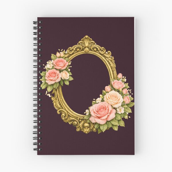Item preview,  Vintage Ornate Gold Rococo Frame Pink Roses Floral Art    designed and sold by VibeShift Studio.