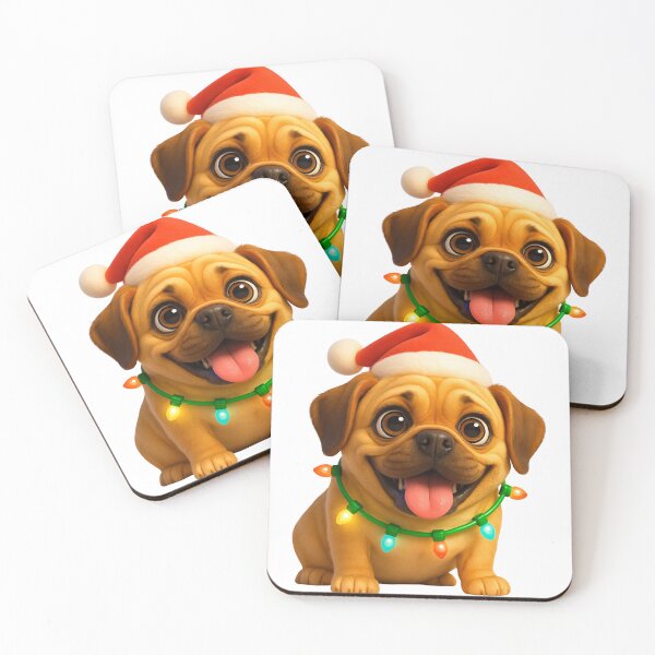 Item preview, Puggle Dog Christmas Cheer designed and sold by Sillytoe.