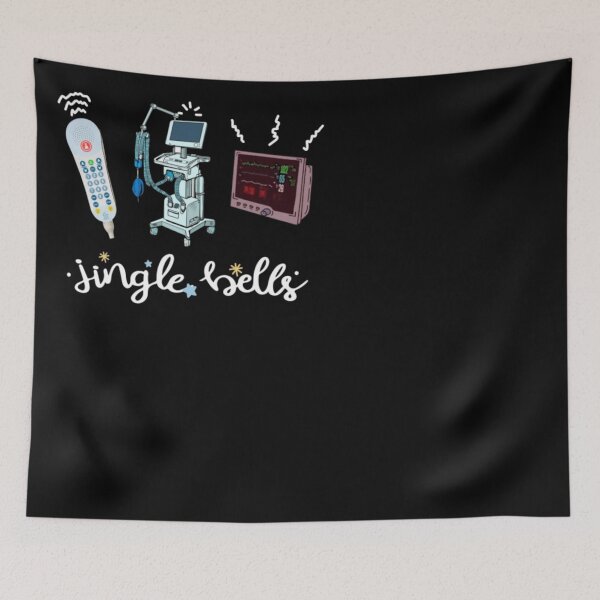 Item preview, Jingle Bells Nurse Christmas ICU Telemetry Medical Staff Holiday Spirit designed and sold by ghanagjkiyf.