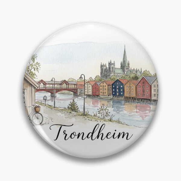 Item preview, Trondheim Bakklandet Nidelva designed and sold by M4nulas.