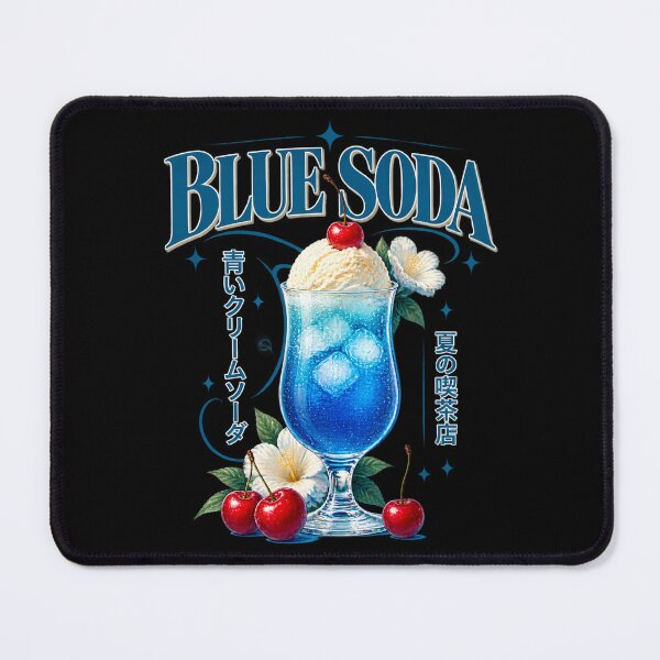 Item preview, Blue Soda Retro Cafe Float designed and sold by Watersongnerd.