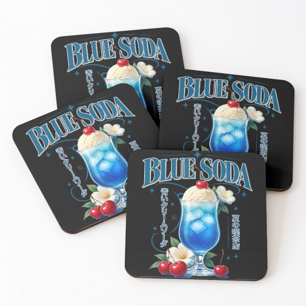 Item preview, Blue Soda Retro Cafe Float designed and sold by Watersongnerd.