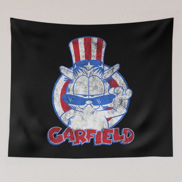 Item preview, Garfield Patriotic American Flag Hat And Shades designed and sold by PaulineZieme.