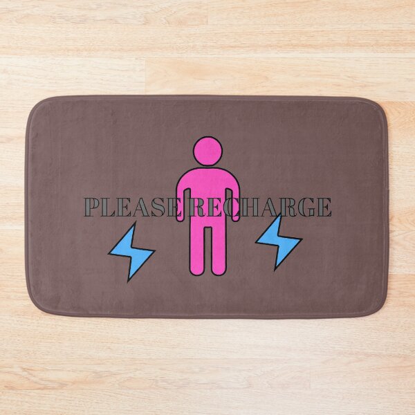 Item preview, Please Recharge – Low Battery Human Icon designed and sold by ChernivtsiSkoda.