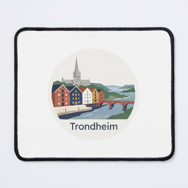 Artikelvorschau, Trondheim Bakklandet Nidelva entworfen und verkauft von M4nulas.