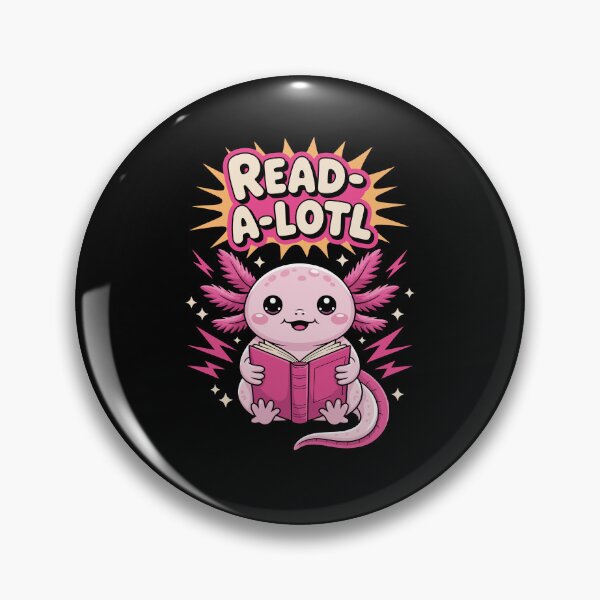 Item preview, Read-A-Lotl Cute Axolotl Reading Book Lover Art designed and sold by jkrphoto.