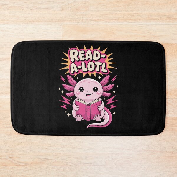 Item preview, Read-A-Lotl Cute Axolotl Reading Book Lover Art designed and sold by jkrphoto.