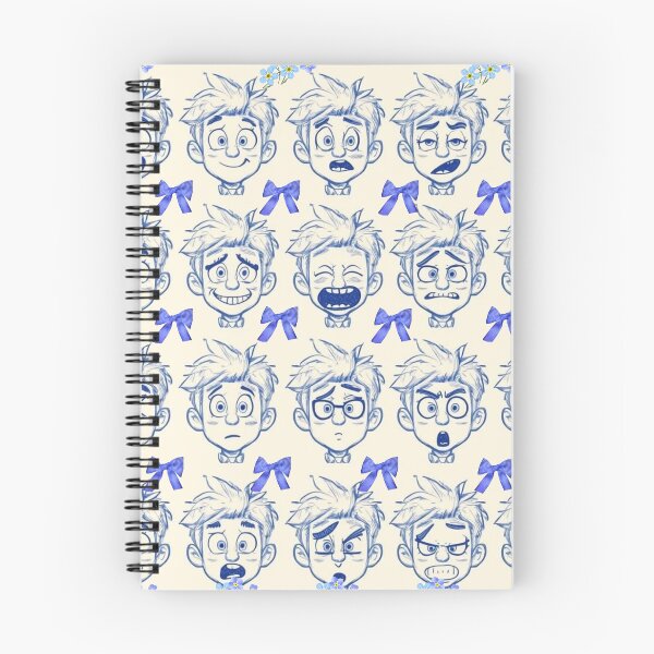 Item preview, ​Cute Cartoon Boy Facial Expressions and Bows Pattern designed and sold by bakosshops.