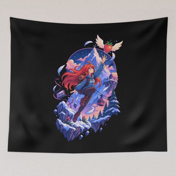 Item preview, Celeste Mountain Climbing Indie Platformer Gaming  designed and sold by Antobart--.