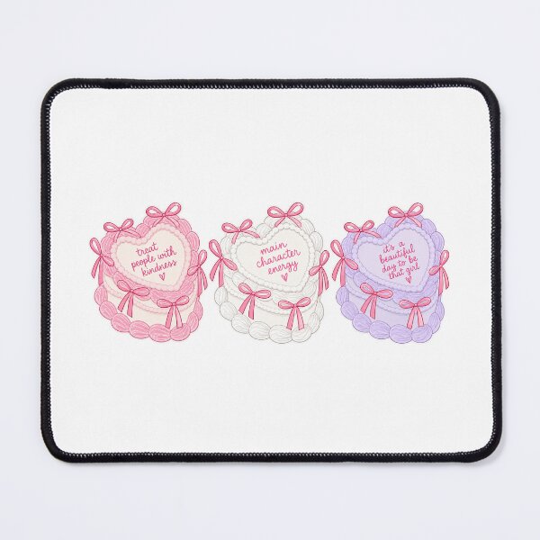Item preview, Vintage heart cake with bowtie-white, pink purple, girly qoutes designed and sold by olwethubusiness.