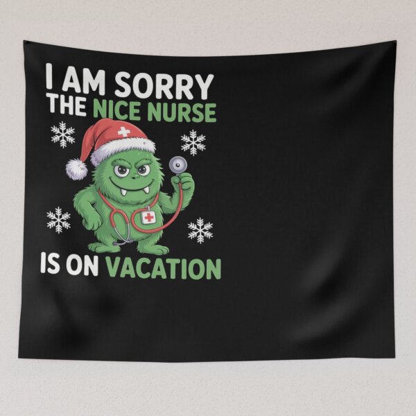 Item preview, The Nice Nurse Is On Vacation Christmas Holiday Medical designed and sold by ghanagjkiyf.
