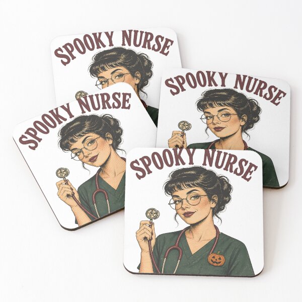 Item preview, Vintage Spooky Nurse Retro Halloween Healthcare Worker designed and sold by RoyesButler.